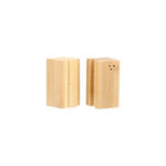 2 Pcs Bamboo Salt And Pepper Grinder Set image number 1