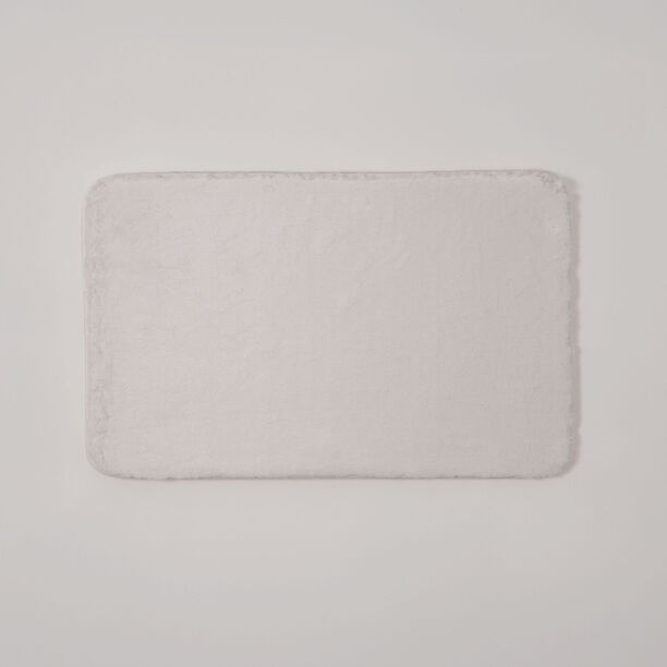 كوتاج دعاسة حمام فرو صناعي بوليستر، أوف وايت 50*80*4.5 سم image number 0