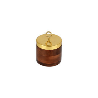 Sugar Bowl Wood And Metal