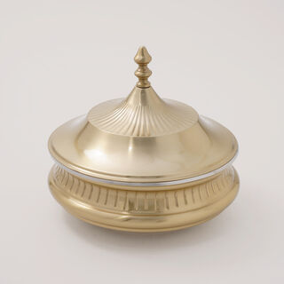 La Mesa Food Saver Matt Gold Plated, 27*27*25 Cm