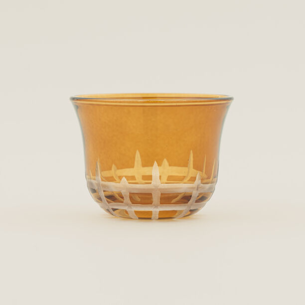 Dallaty 6pcs arabic coffee cup set, brown image number 4