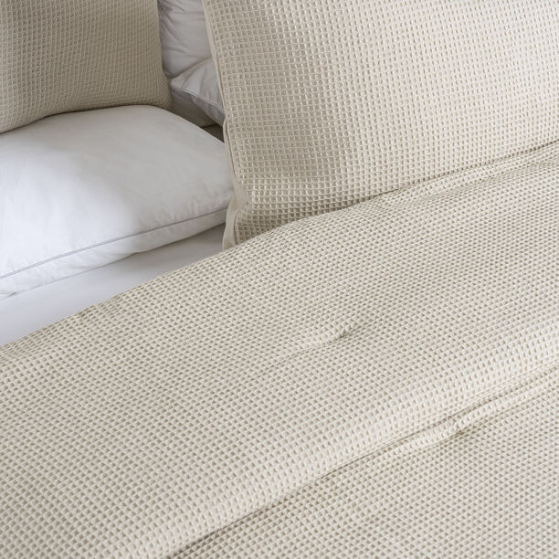 Boutique Blanche 3pc cotton super king comforter set, beige 120*200cm image number 2
