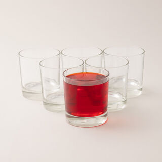 Borgonovo glass cup set6pcs 300 ml