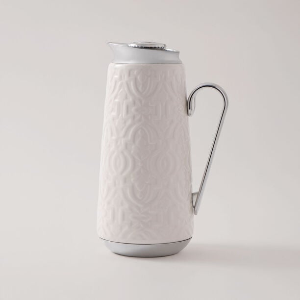 دلتي دلة بورسلان، أبيض 1 لتر image number 0