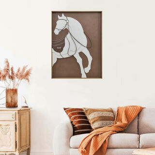 Homez abstract horse canvas wall art 90*120*5cm