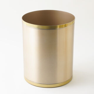 هومز سلة نفايات ألومنيوم 20*20*24سم، ذهبي