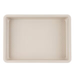 Alberto Beige Nonstick Small Roaster Pan, 35.2*25.1*5.1 Cm image number 3