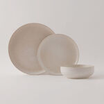 لا ميسا طقم سفرة فخار 12 قطعة، كريمي image number 0