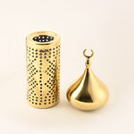 Homez Ceramic Decorative Piece, Gold 12.5*12.5*36Cm image number 4