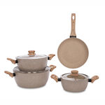 Alberto 7 Pieces Non Stick Forged Aluminum Cookware Set image number 1