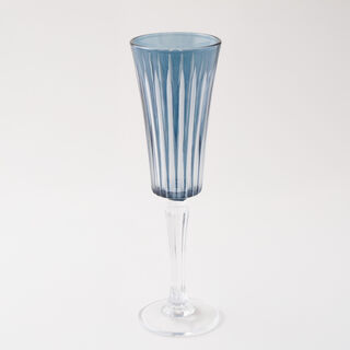 La Mesa Glass Juice Cups Set 4Pcs 180Ml, Blue