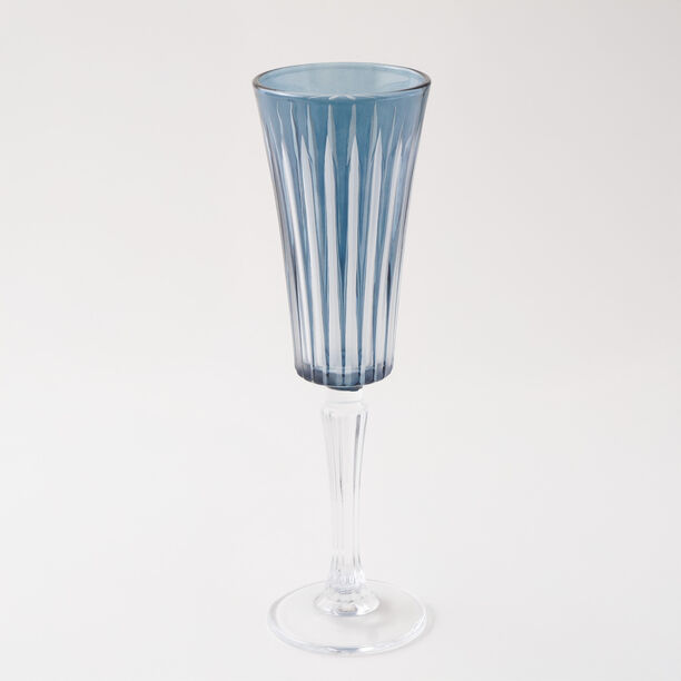 La Mesa Glass Juice Cups Set 4Pcs 180Ml, Blue image number 1