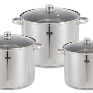 Alberto Stainless Steel Cookware Set 6 Pieces 