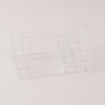 هومز منظم مستحضرات تجميل شفاف 22.3*12.7*8سم image number 0