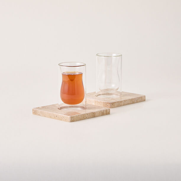 Dallaty glass 12 pcs tea set 90ML image number 2