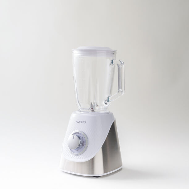 Alberto steel stand blender 400w, with 1.5L glass jug in white image number 0