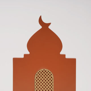 Homez Qamar Collection Decoration Item, Beige, 21*6*26.5 Cm