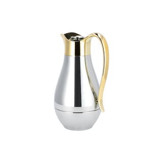 Dallaty steel vacuum flask chrome/gold 1L Dallaty steel vacuum flask chrome/gold 1L