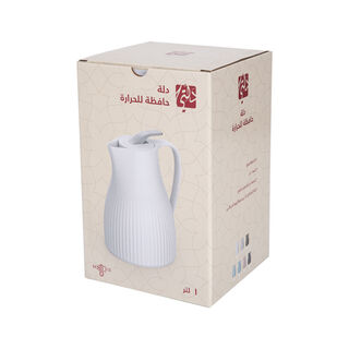 Dallety Plastic Vacuum Flask Bear Grey 1L