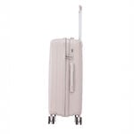 Travel Vision Trolley Suitcase Circles 24 White 46*26.5*66.5 Cm image number 2