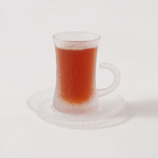 Dallaty 18Pcs Glass Coffee And Tea Set