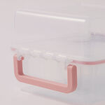 Alberto plastic lunchbox, pink 2460ml image number 2