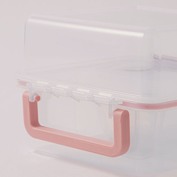Alberto plastic lunchbox, pink 2460ml image number 2