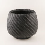 Mandana Planter Resin Black 49x49x40.2cm image number 0