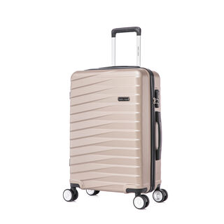 Travel vision durable ABS 4 pcs luggage set, champagne