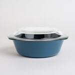 Alberto glass dark blue casserole with lid 2l image number 1