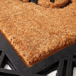 Homez welcome door mat, black image number 2