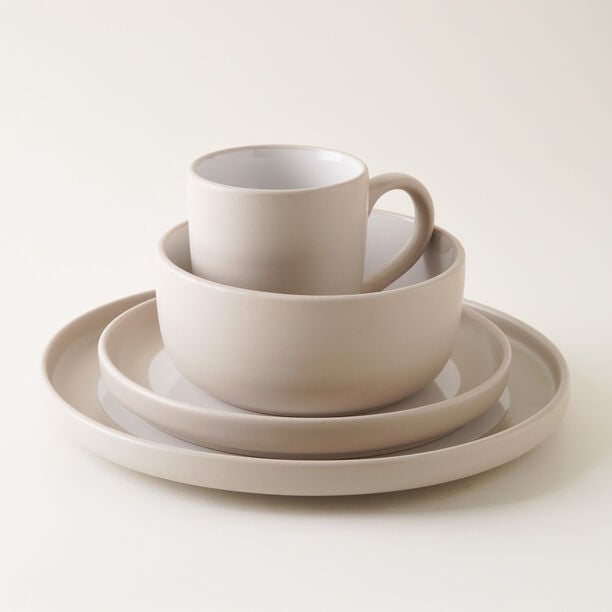 لا ميسا طقم سفرة 16 قطعة بيج أنيق image number 5