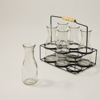 Alberto Drinking Glass Set 7 Pieces With Stand