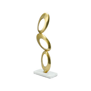 Home Accent Marble And Metal 17*9*56 cm