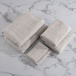 Boutique Blanche 6 Piece Gray Cotton Towel Set image number 0