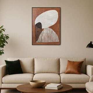 Homez wall art framed shapes canvas 90*120cm