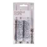 Candle Cups Set Of 60 Aluminum Clear image number 2