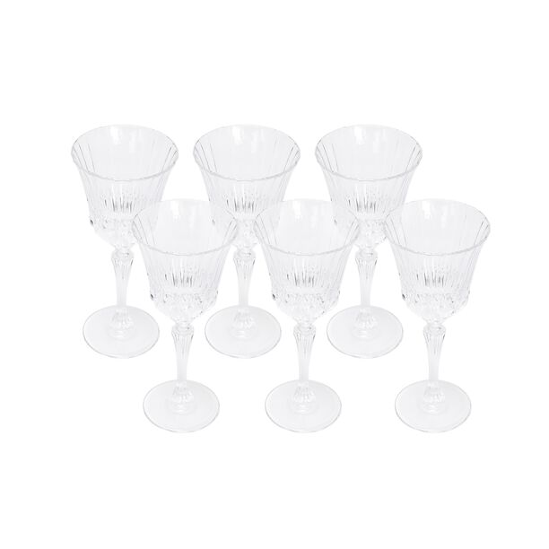 Rcr 6 Pieces Crystal Juice Goblets Adagio Red image number 1
