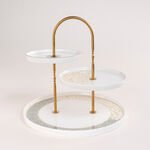 Misk Stainless Steel 3 Tier Serving Stand image number 0