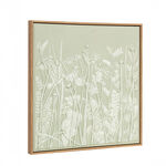 Homez Canvas Wall Painting 60*60*3.8Cm, Green image number 2