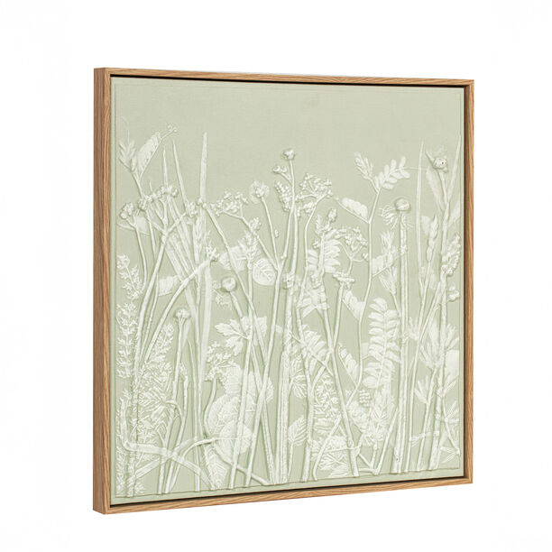 Homez Canvas Wall Painting 60*60*3.8Cm, Green image number 2