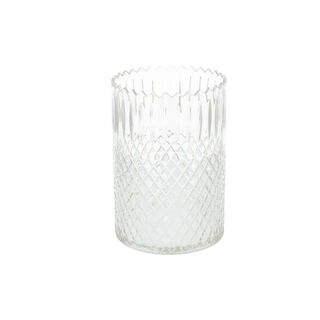 TRANSPARENT CRYSTAL TRASHBIN