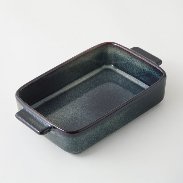 La Mesa stoneware oven to table 2pcs rectangular dish set, blue image number 6