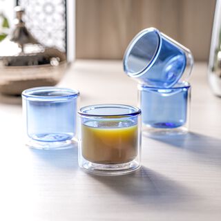 Rio 6pcs watercolour porcelain coffee set