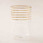 Dallaty Porcelain Tea Cups Set 12Pcs, Gold image number 1