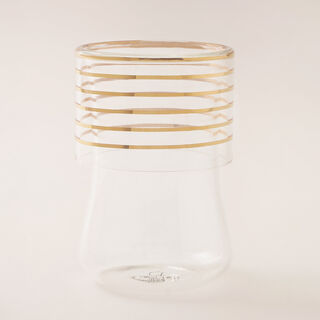 Dallaty Porcelain Tea Cups Set 12Pcs, Gold