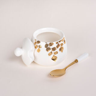 28Pcs Porcelain Tea And Coffee Set Gold Leaf