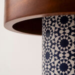 Bahja multi color wood cake stand 25*25*20 cm image number 3