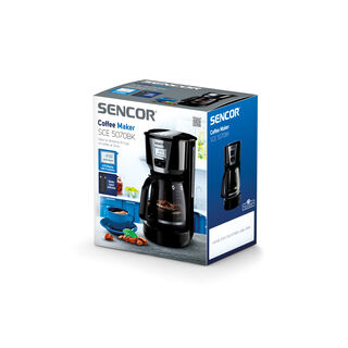 Sencor electric black coffee maker 1000W, 1.8L