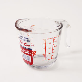 Anchor hocking clear glass measuring cup 236ml